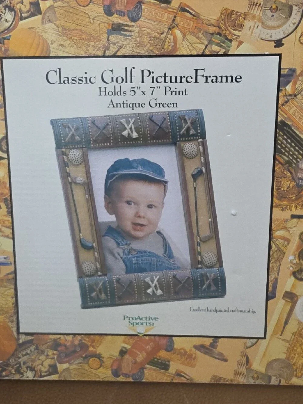 Proactiv Antique Green Classic Golf Picture Frame